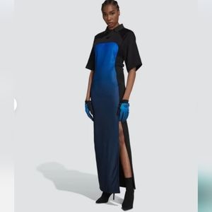 Adidas Orginals Blue Version Maxi Dress NWT